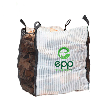 Firewood ventilated big bag vented log bag breathable bag for potato agricultural ventilated bag