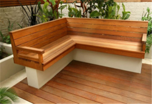 China Solid wood garden outdoor long bamboo wood benches shower beachfootstool