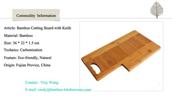 Knife Bamboo Cutting Board