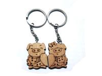 wood keyring
