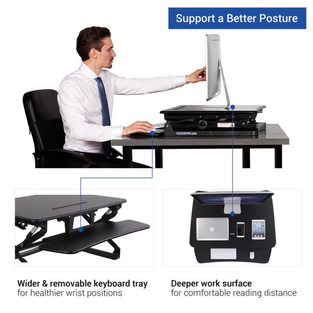 Flexispot Classic Series Standing Desk Converters