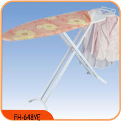 Square Tube Mesh Ironing Board , Y Leg With Iron Rack