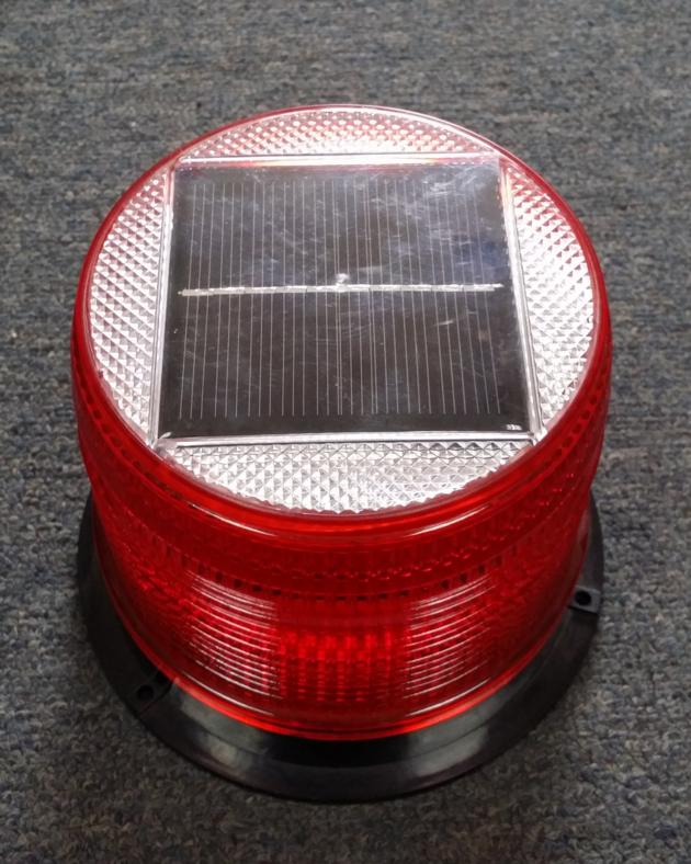 LED Solar Warning Lamp