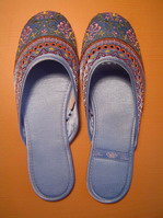Embroidered slipper