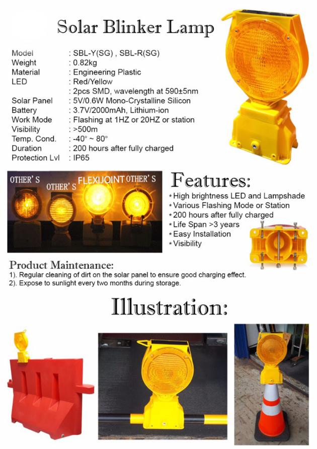 Solar Blinker Lamp