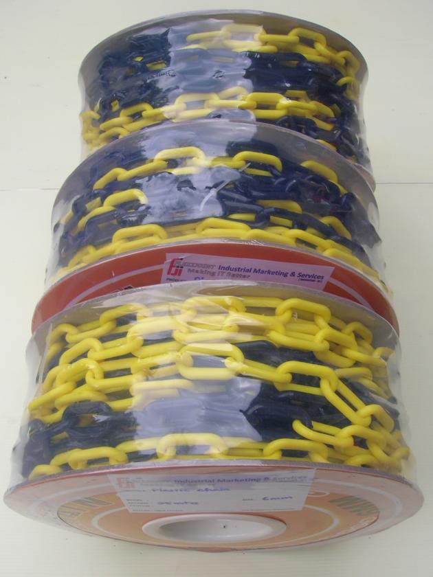 Black Yellow Plastic Chain