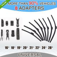 FLAT WIPER BLADE WINDOW WINDSCREEN UPGRADE FRONT REAR JOINTLESS SELECT YOUR SIZE