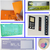 Screen printing processing of self-adhesive label, nameplate, clothing label, PVC box, PET bag, wood toy, etc.