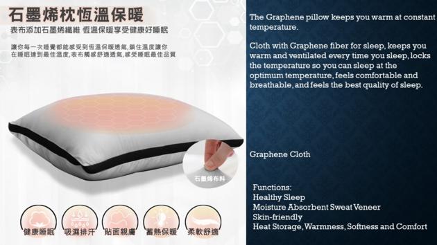 Pocket Spring Pillow Graphite Fiber