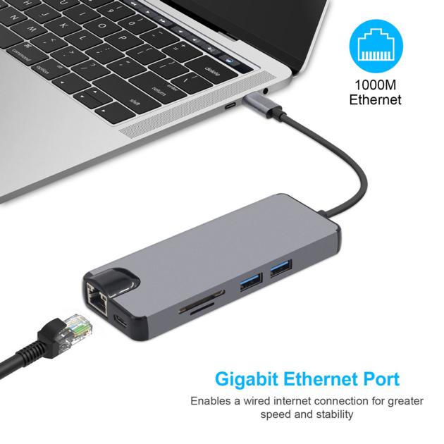 8 In 1 Type C Adapter