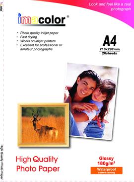 Inkjet media/RC photo paper