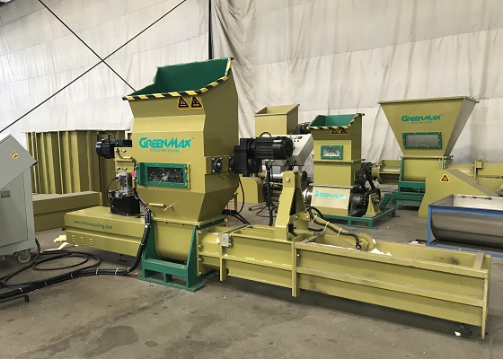 New GREENMAX A-C100 polystyrene compactor