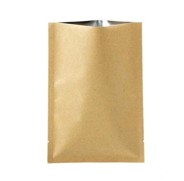 BROWN KRAFT PAPER FLAT POUCH WHOLESALE WHOLESALE