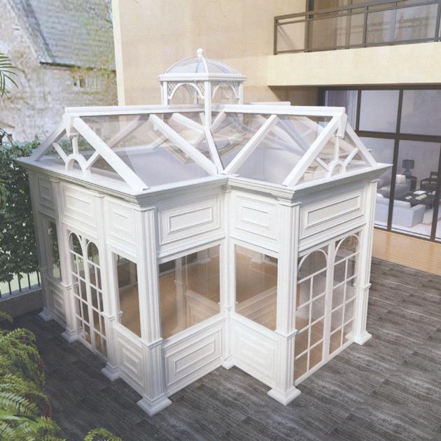 Balcony Roof Glass Veranda Special Design