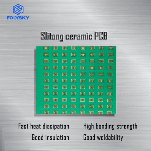Ceramic substrate for optical communication