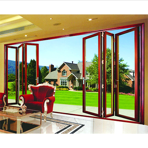 latest modern design Aluminum alloy frame Factory Price Interior double glass bi-Folding Door fittin