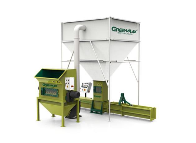 Recycle EPS by GREENMAX A-C300 EPS screw compactor
