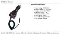 D015, CE & RoHS Mini Travel Charger