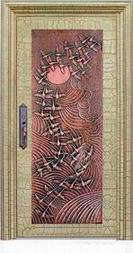 metal art door