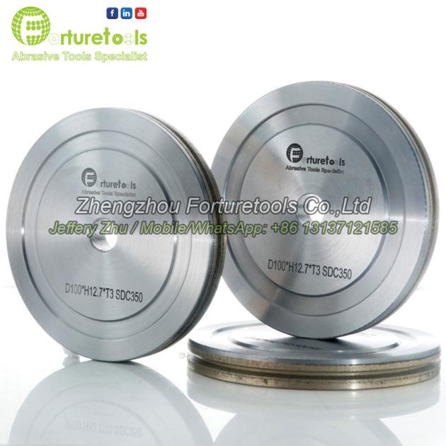 Diamond Pencil Grinding Wheel flat V angle abrasive wheel For Glass