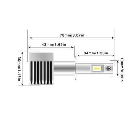 Taida Auto Headlight Bulb H11 Super