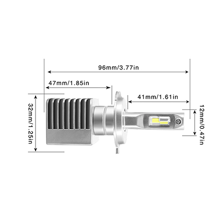 Taida Advanced Auto Parts H4 LED
