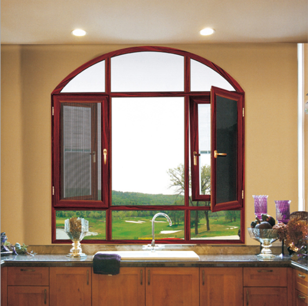 Home Safety Opening Powder Coated Aluminum