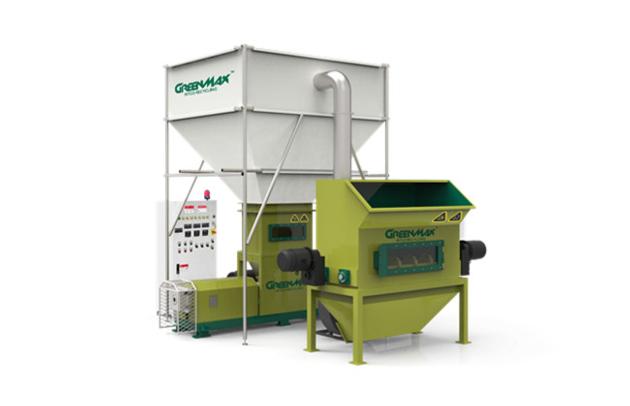 Recycle EPS by GREENMAX M-C300 EPS foam densifier