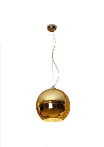 Golden plating glass ball pendant lamp