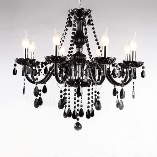 Luxury  black crystal chandeliers P3067-8