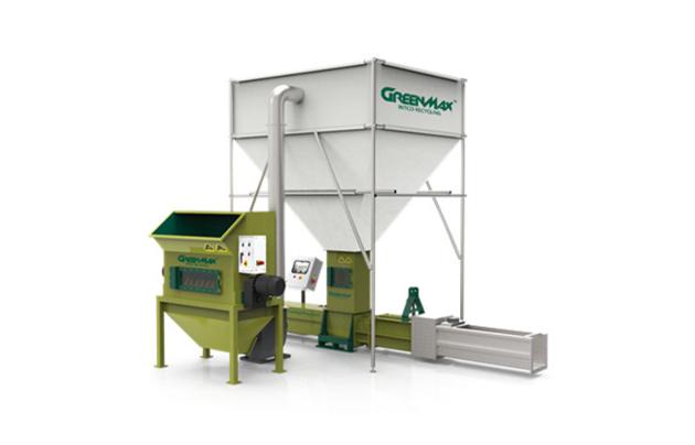Recycle PE foam by GREENMAX Z-C300 foam surface melting machine