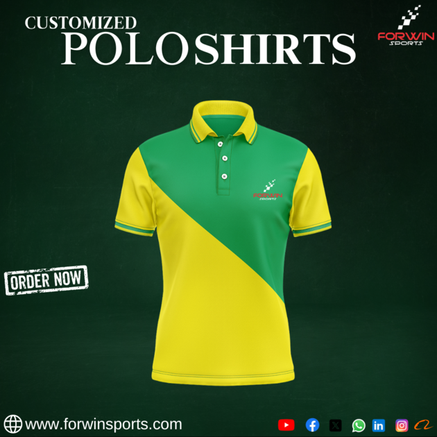 Personalized Polo Shirts: Create Your Unique Men's Polos - Forwin Sports