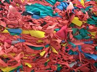Shoes foam scrap for carpet underlay