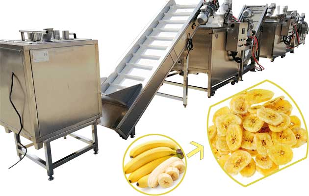 Fully Automatic Banana Chips Processing Line