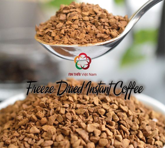 FREEZE DRIED INSTANT COFFEE GRANULES BITTER TASTE 