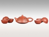 Purple clay  tea pot