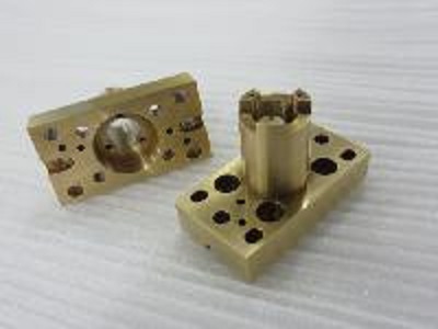 CNC milled Copper parts