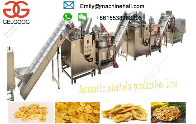 Fully Automatic Banana Chips Processing Line
