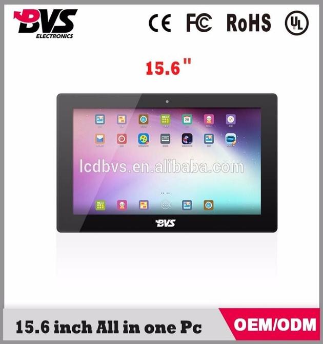 15.6 inch android all in one computers desktop with touch screen 