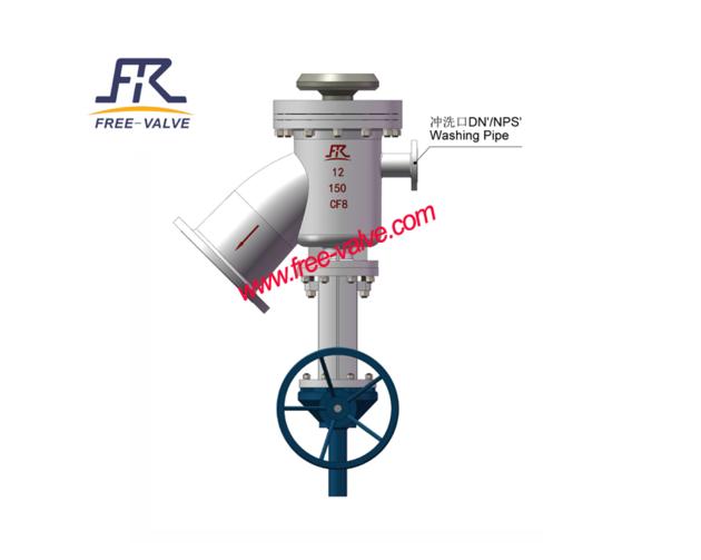 Slurry Angle Flush Tank Bottom Valve