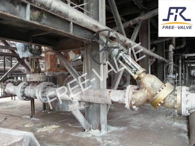 Manual Operation Y Type Slurry Valve