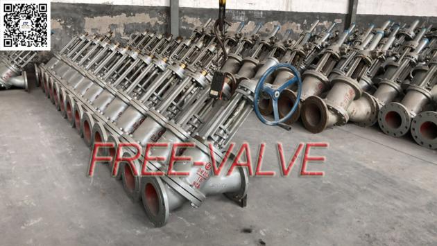 Manual Operation Y Type Slurry Valve for Alumina Industry