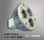 3pcs high power LED 3W MR16 Led light bulbs