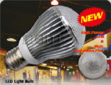5pcs hight power led 5W E27 Led light bulbs