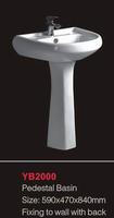 Pedestal basin