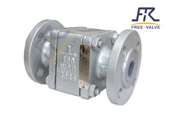 Floating Ball Type Lining PFA/FEP Check Valve,PFA Lined Check Valve with Floating Ball 