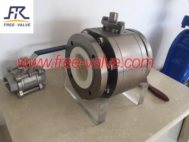 Flange Type Ceramic Lined Ball Valve