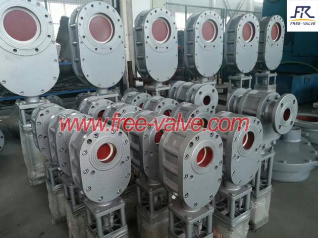 Anti Wear Ceramic Double Disc Gate