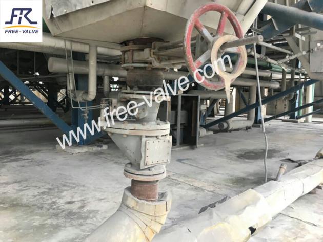 Anti-Wear Ceramic Discharge Slag knife gate Valve