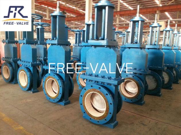 fully ceramic lined knife gate valve
